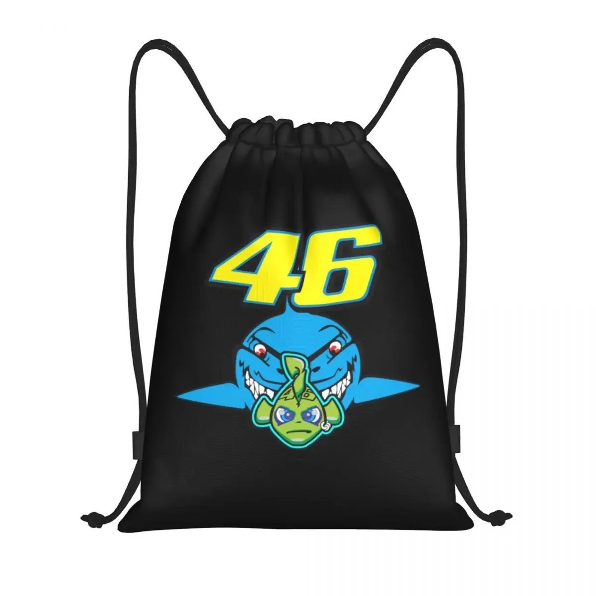 

Рюкзак на шнурке для мужчин и женщин, легкие спортивные сумки с Росси по индивидуальному заказу для хранения в тренажерном зале