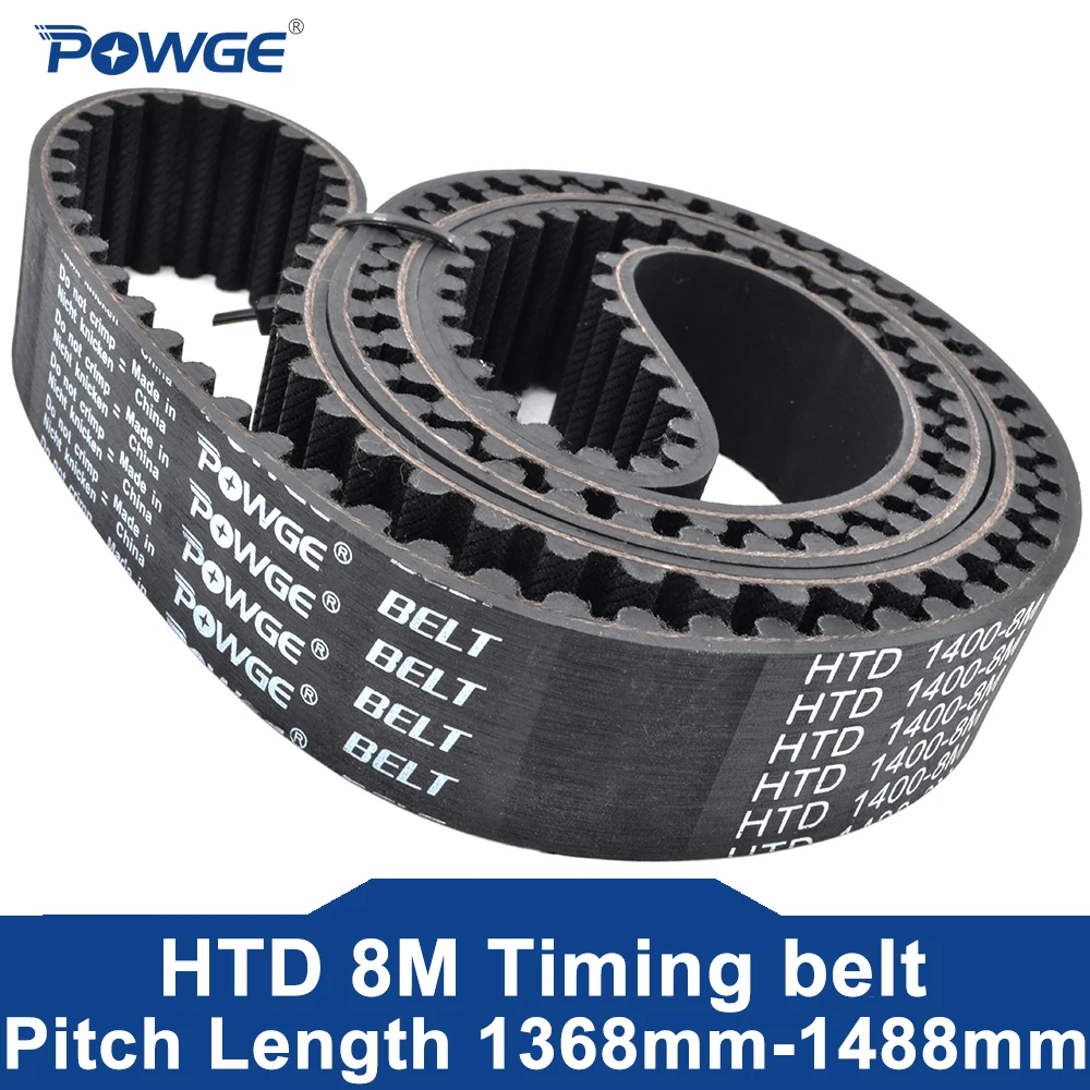Powge-htd Correia Dentada lp = 1368 1376 1384 1392 1400 1408 1416 1424 1432 1440 1448 1456 1464 1472 1480 1488 Largura 1550 mm Borracha