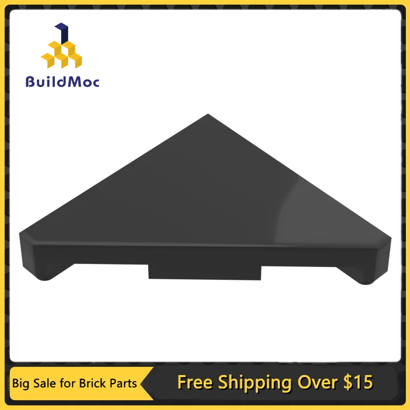 10Pcs MOC Parts 35787 Tile 45° Cut 2 x 2 Triangular Compatible Bricks 2