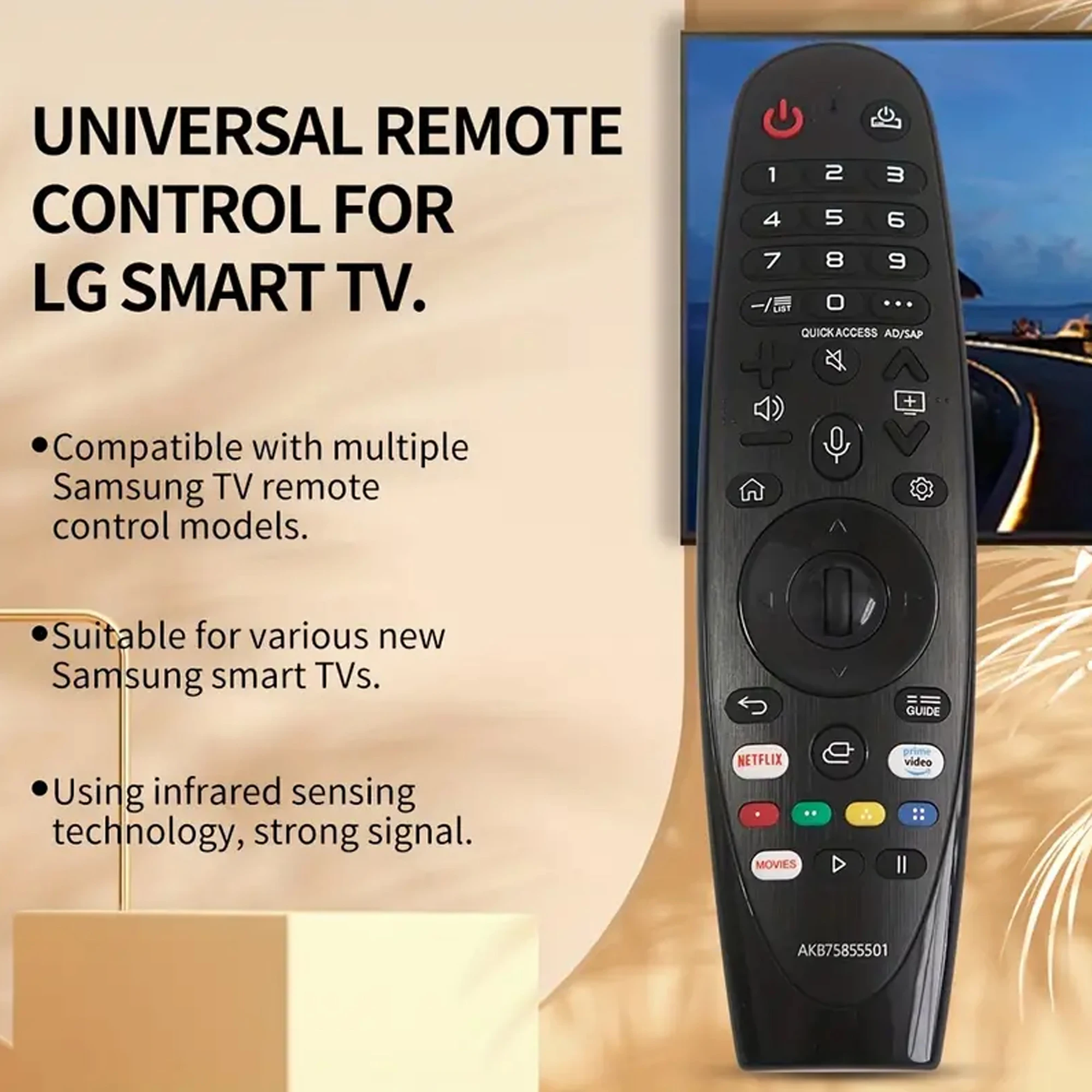 Telecomando Sostitutivo Compatibile Con TV Murphy TV19UK20D - Remotes Replaced, Nessuna Configurazione