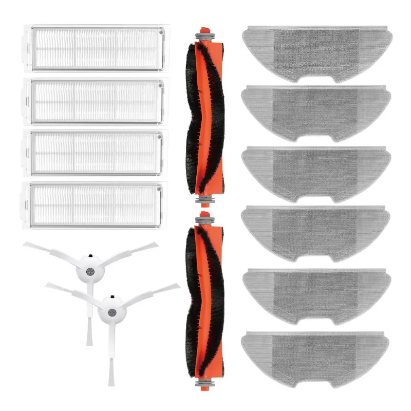 TOPINCN Kit Ricambio Spazzole E Filtri Per Mi Robot Vacuum Mop 2 Lite / 2 Pro / MJSTL / MJST1S