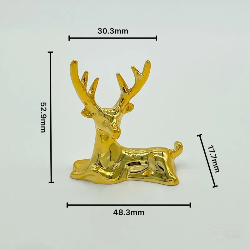 Novelty Deer-Shaped Storage Box with Removable Lid - Dual-Function Tissue Dispenser & Candy Holder, Home Desk Organizer Decor