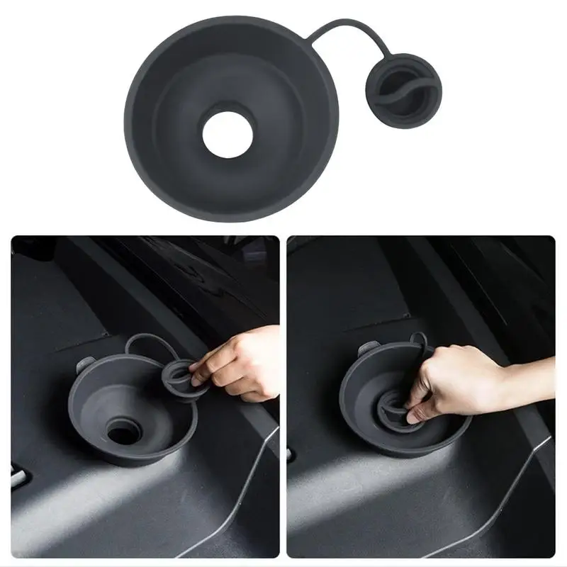 

Car Engine Funnel Silicone Windshield Washer Funnel Liquid Refilling Tool For Tesla Model 3/Y Fluid Changing Oil Petrol Change