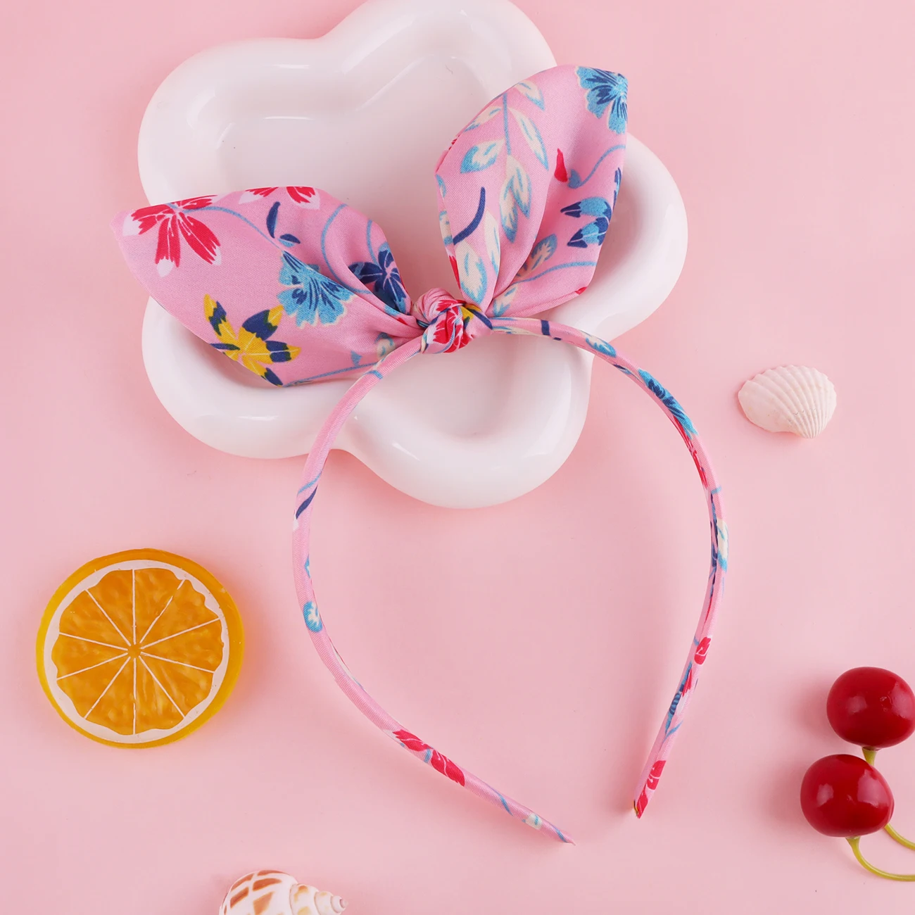 Niedliches Hasenohren-Ostern-Stirnband, rutschfest, Kaninchen-Blumen-Haarband, modischer Haarschmuck für Mädchen für Frauen – Detail 21