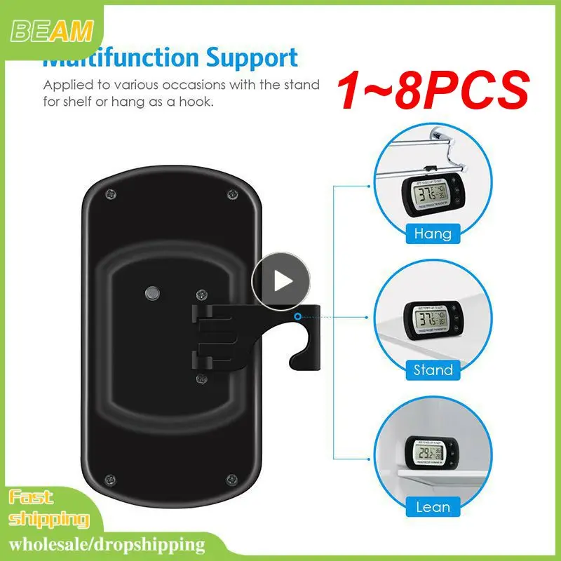 

1~8PCS Corui Electronic Digital Refrigerator Thermometer Freezer Anti-humidity Thermometer Family Intelligence System Home