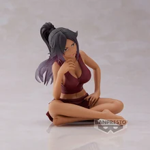  BANPRESTO Original BLEACH Relax Time Shihouin Yoruichi 10CM PVC Anime Action Figures Model Collection Toy 