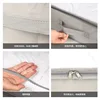 Foldable Underbed Bags - 2 Pack Blankets Clothes Comforters Storage Bag Breathable Zippered Organizer for Bedroom 4