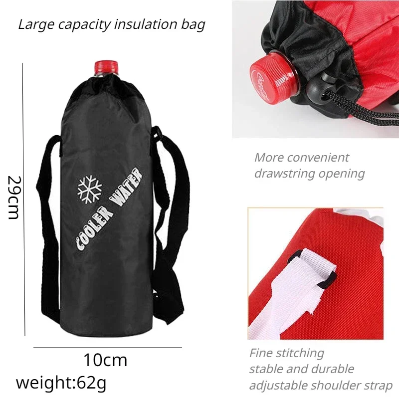Portable Cooler Bag Portable Bottle Bag Insulated Thermal Ice Cooler Warmer Lunch Food Water Milk Picnic Insulation Thermos Bag For Man Women Kids