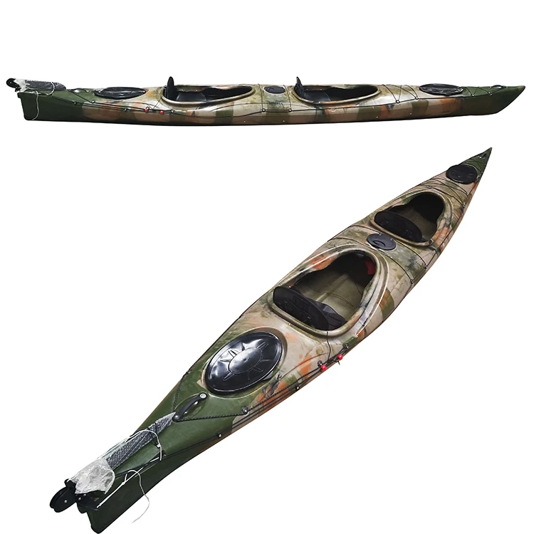 

Cheap Double Sea Kayak Sit In Ocean Kayaks For 2 Person With Rudder System