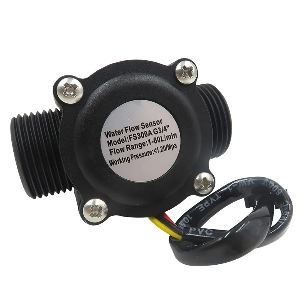 1/1.5/2inch Water Flow Sensor Hall Flowmeter Water Heater Nylon Liquid Flow Mete
