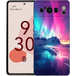 Stunning Northern Lights Soft Shockproof Black Phone Case - TPU Shell - Pixel 8 Pro (A1)