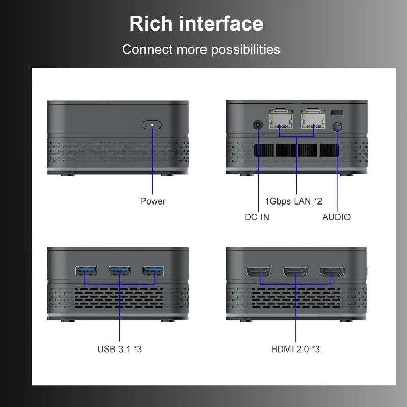 T9 ÷  ھ  ̴ PC,  11,  ˴ ũ N100,16GB LPDDR5 ,256, 512GB, 1TB SSD,  2500M LAN, 3 HD NUC