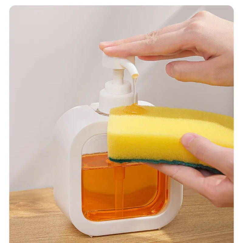 Soap dispenser 1PC Large Capacity Transparent Bottle Press Pump Kitchen Bathroom Travel