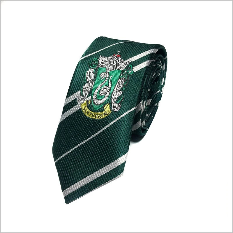 College Style Tie Harries Film Fringe Magic Academy Students Cosplay Potter Malfoy Halloween Party Decorating Tie Christmas Gift