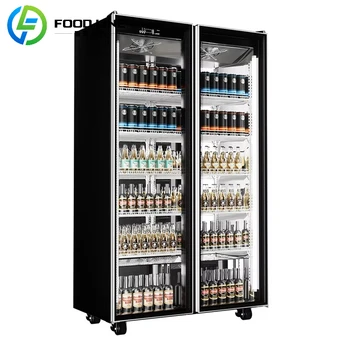 Vetrina Refrigerata Professionale Verticale con Porta in Vetro per Collezioni, Vini e Uso Domestico Personalizzato