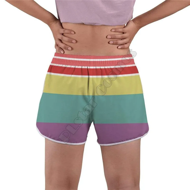 Fluff You Swim Trunk 3D Printed Women Shorts Summer Beach Shorts Elastic Waist Shorts
