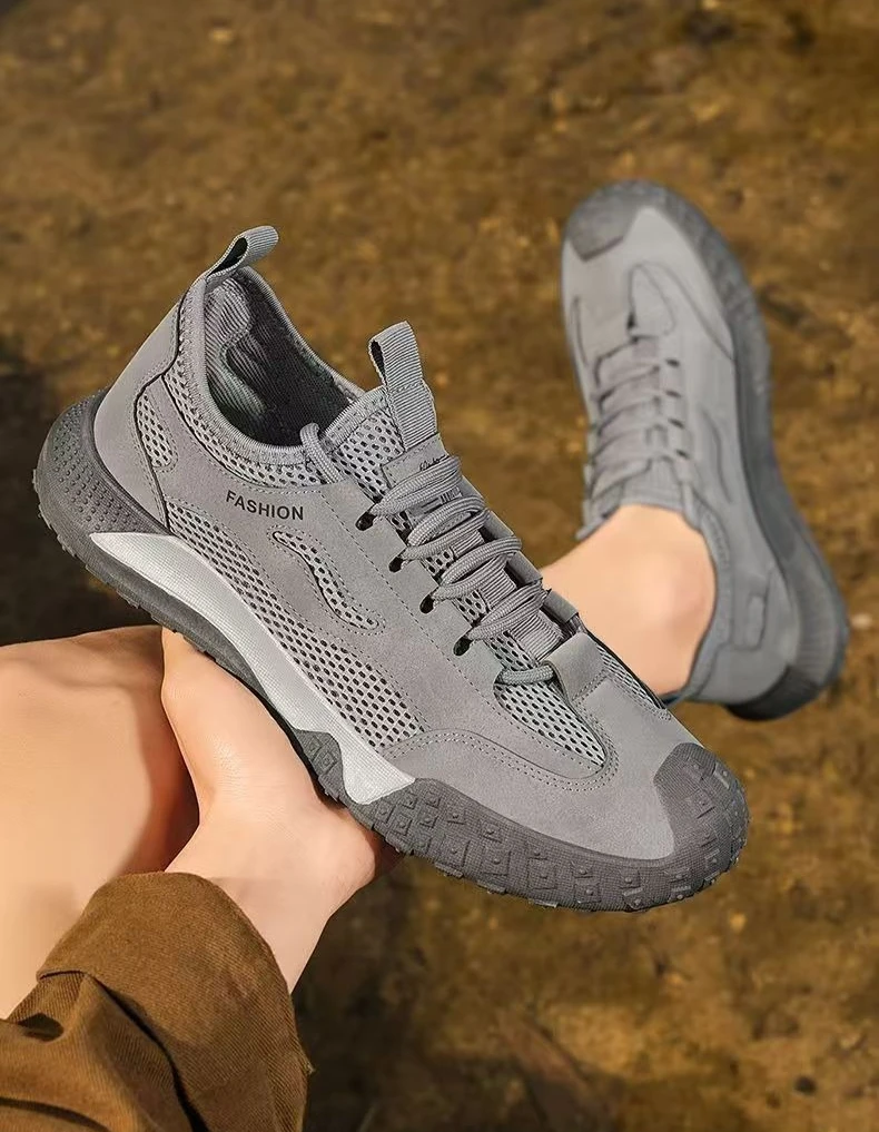 Herren Barfußschuhe Für Wanderungen Atmungsaktive Wanderschuhe_voghion.com