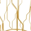Nest Gold Coffee Tables Set Modern Design Round Side End Table Luxury Golden Mirror Speaker Coffee Table 6