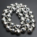 Silver Faceted