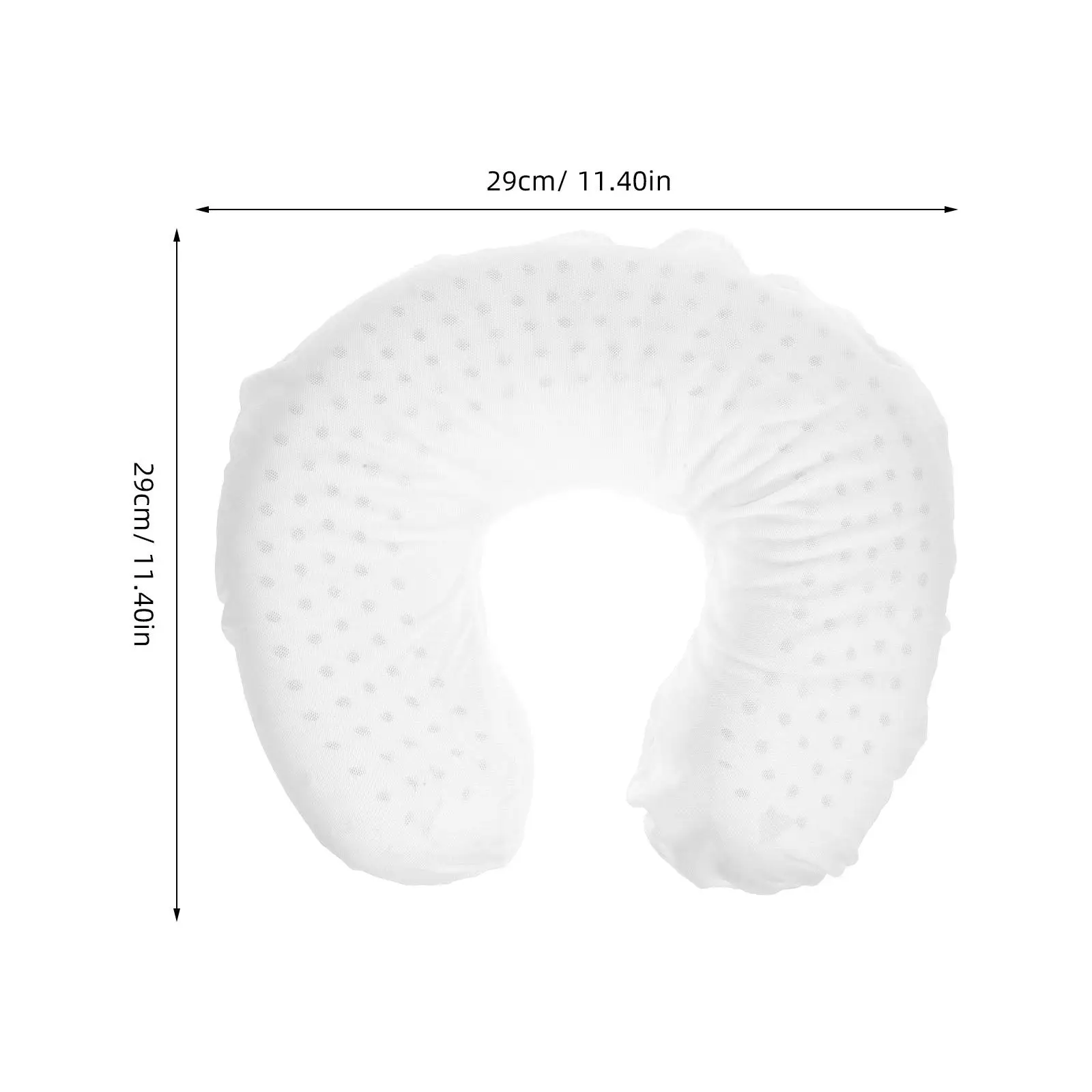Neck Pillow U Shaped Pillows Cervical Travel Bolster Pillowcase Covers Latex Cushion Spine 3