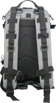 HOME-Stocked EMS/EMT Trauma & Bleeding First Aid Responder Medical Backpack + Kit (Grey) shed 4