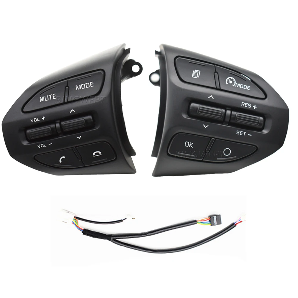 For Kia RIO K2 Picanto 2017 2018 RIO X LINE Steering Wheel Buttons Phone Volume