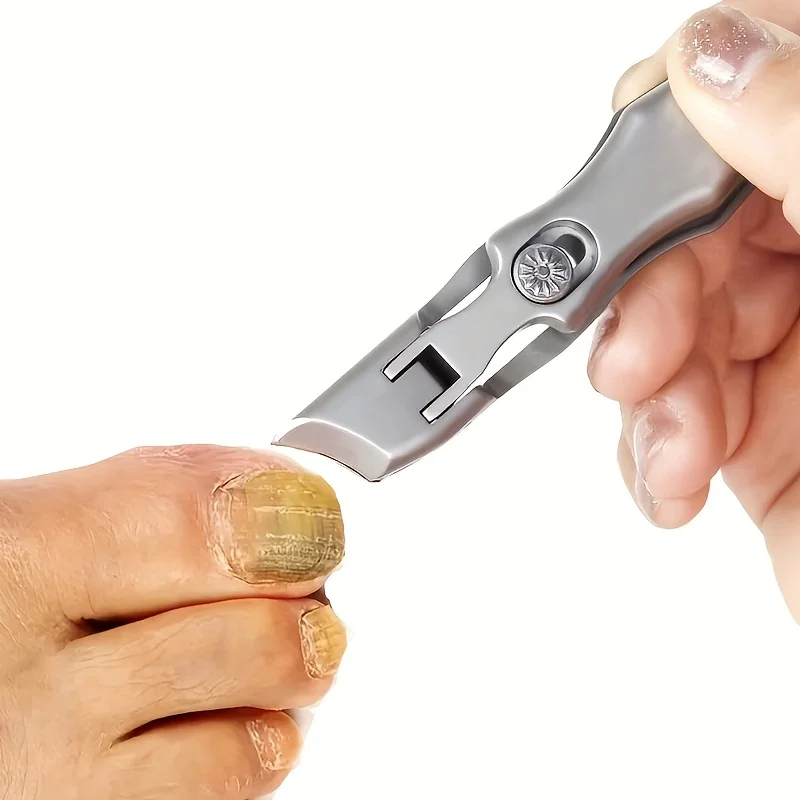 Nail Clippers 1Pcs Precision Stainless Steel Ergonomic Wide Jaw Concave Edge