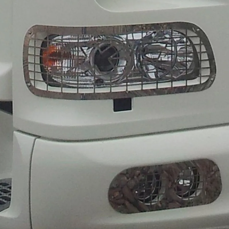 wire low chrome dark brown барный табурет Daf Xf Headlight - Fog Wire Chrome WN Inox WND123