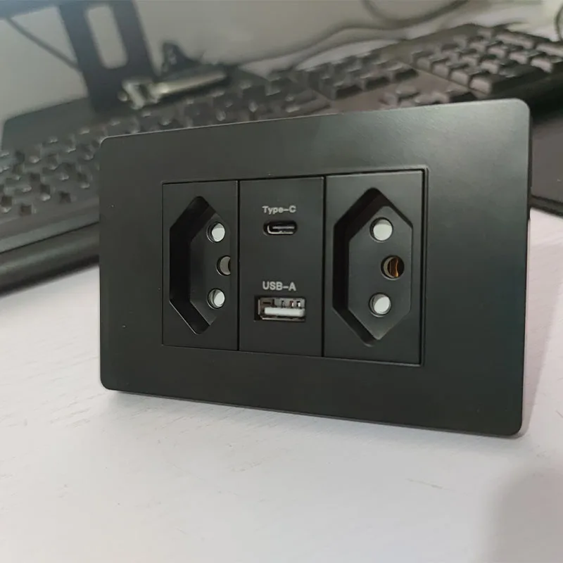 rapido tomada de parede plastico vidro 04