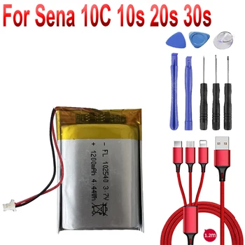 battery For Sena 10C 10s 20s 30s Bluetooth Headset