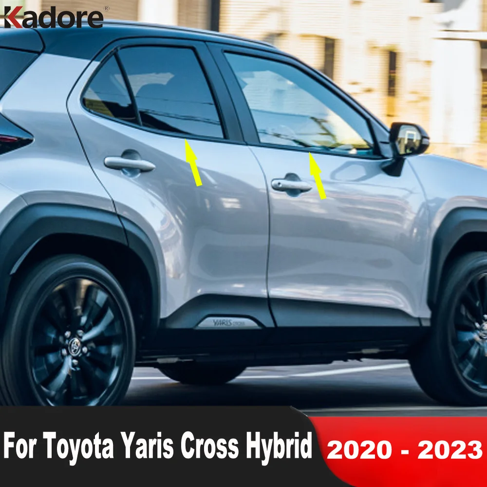 Spatlappen voor auto's voor Toyota Yaris Cross Nicht GR 2023 2024, 4-delige auto-buitenspatbord Spatwaterdichte anti-botsingsaccessoires Spatlappen voor auto's voor Toyota Yaris Cross Nicht GR 2023 2024, 4-delige auto-buitenspatbord Spatwaterdichte anti-botsingsaccessoires