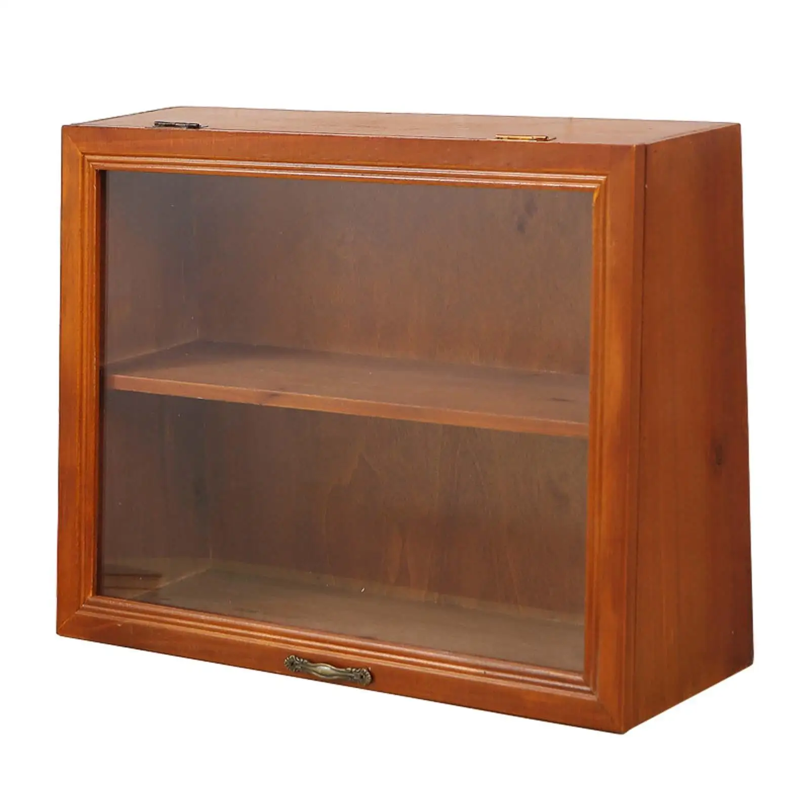 

Wood Storage Cabinet Showcase Tea Chests for Bathroom Bedroom Diecast Toys