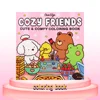 Cozy Friends Coloring Book - Deluxe Edition Paint-By-Number Kits, Stress Relief & Relaxation, Ideal for Holidays & Birthdays 1