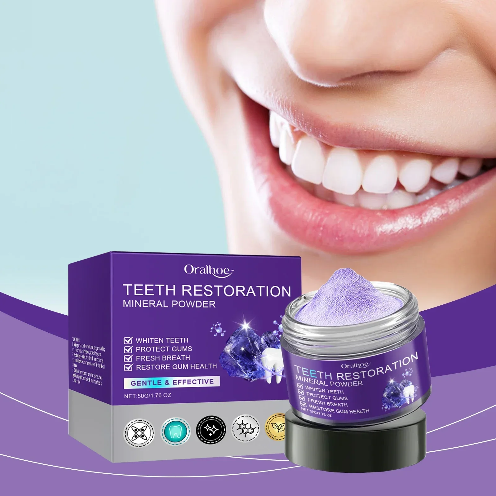 Tooth Powder Teeth Health Product Teeth Restoration Mineral Powder