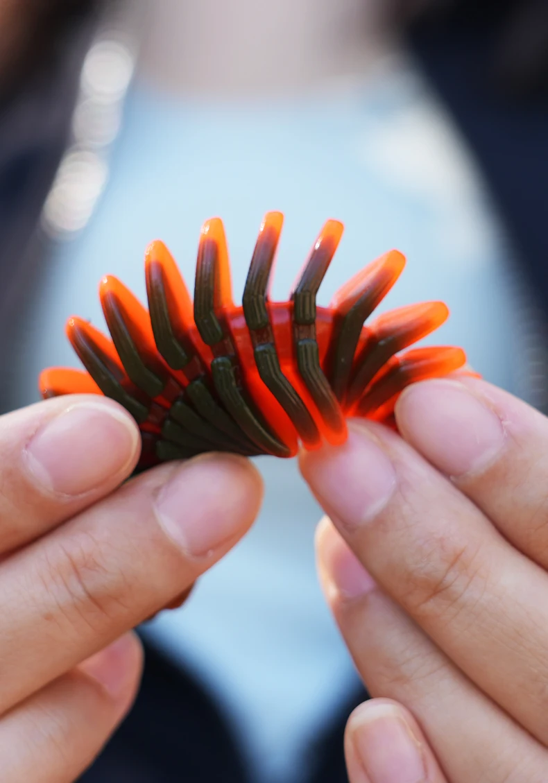 Knochenförmiger Weichköder mit T-Schwanz, 2,6g-10g, schwimmender Wobbler für Barsch und Mandarinfisch – Detail 11