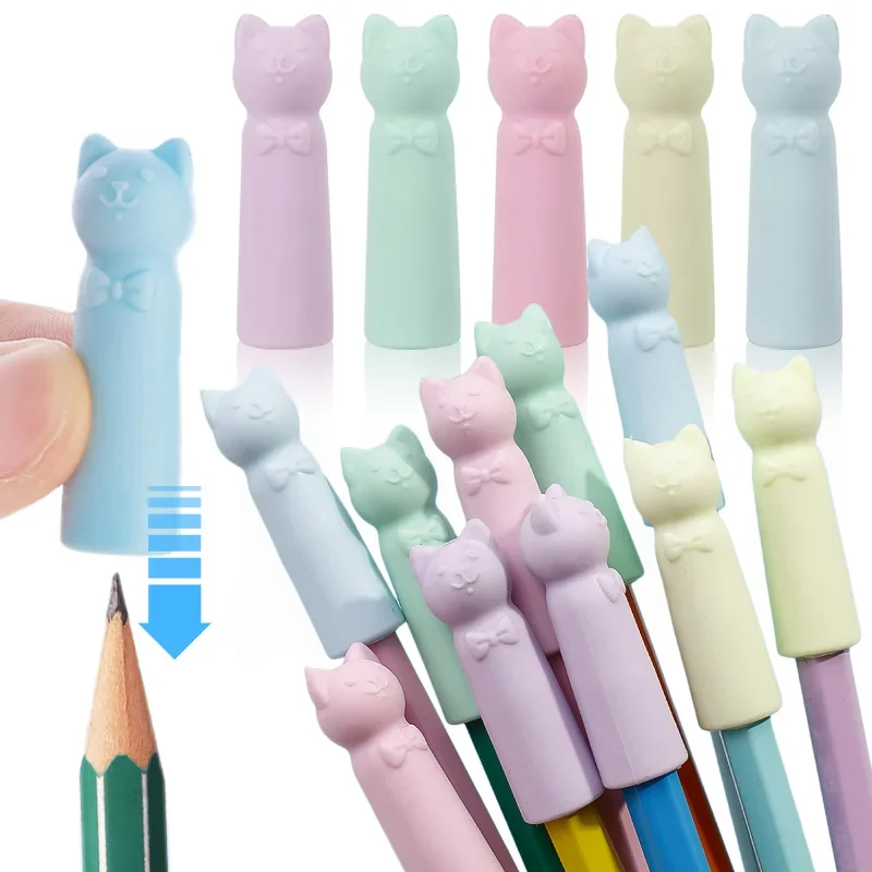 36 Matite Con Gomma Simpatiche Per Bambini - Personaggi Animali E Frutta, Grafite HB, Assortite Casuali