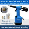 ROCOL Pneumatic Rivet Nut Gun Kit Industrial Adjustable stroke Pneumatic Hydraulic Automatic Riveter Tool M3-M12 Rivnut Riveting 1