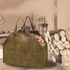 Log Storage Holder Carrier Canvas Firewood Bag Durable Fire Wood Tote Outdoor Portable Organizer 2