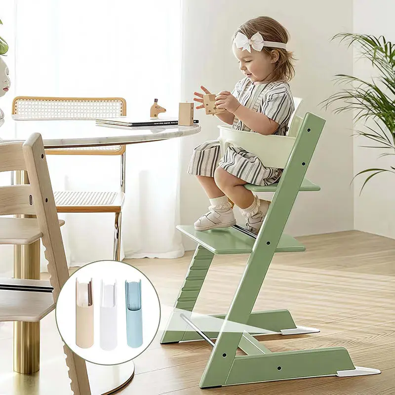 Baby Highchair Accessories Safety Anti-Skid Leg Pad Feet Insert Dining Chair Detachable Floor Protectors Caps for Stokk Chair