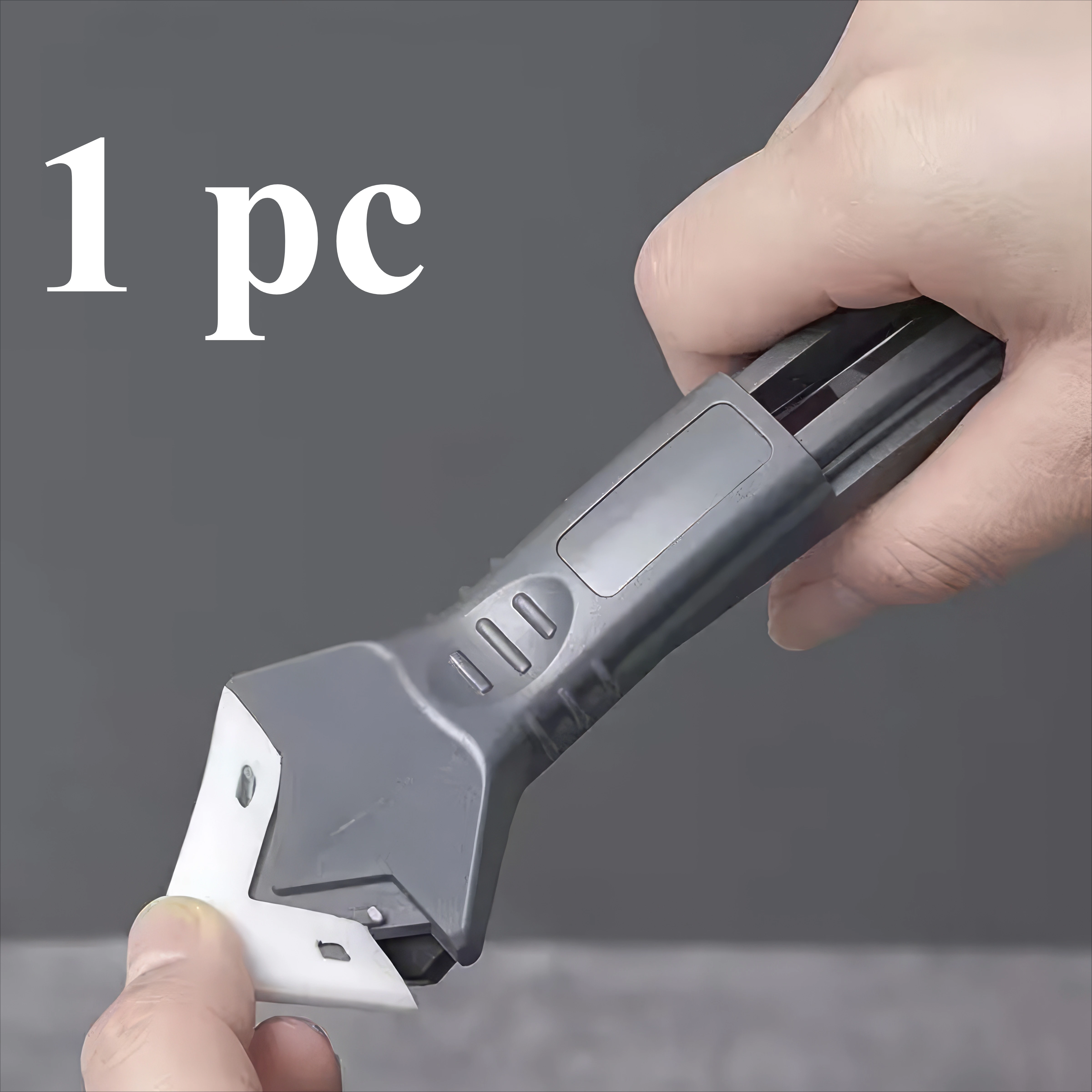 1Pc Sealant Caulk Remover, Black Ergonomic Scraper Tool for Tile Floor Bathtub Home Use