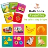 Baby Cognitive Early Education Book Is Not Tearable Floating Baby Bath Books For Baby Kids Learning Bath Toys Waterproof 1