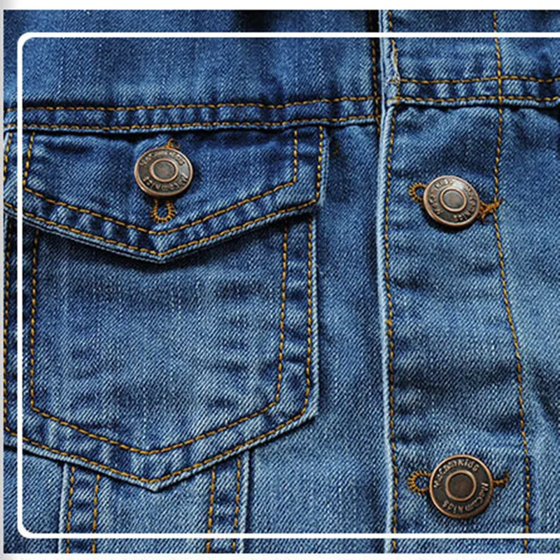 Denim Shirt For Boys Spring Fashion Brand Design Kids Causal Jean Jacket For Teen Boys Age 4-13 T Children Outerwear Coat