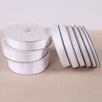High quality White Color 91 meters/lot Grosgrain Ribbon for DIY Gift Packaging Wedding Decoration Ribbon Party Supplies