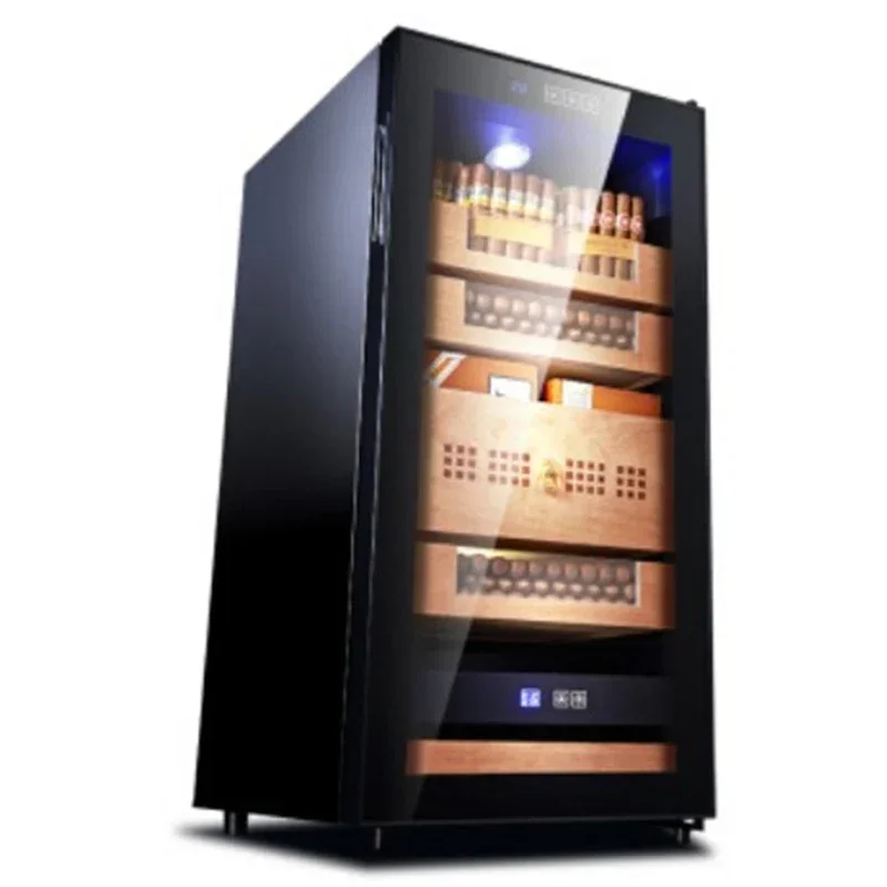 78L/65L BX-78H humidor Constant temperature humidity cigar storage cabinet humidity refrigerated crisper cabinet classic black 3