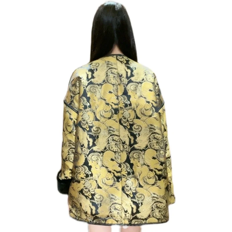 

2023 Women's Clothing Fashion Loose Faux Fur Coat Winter New 9