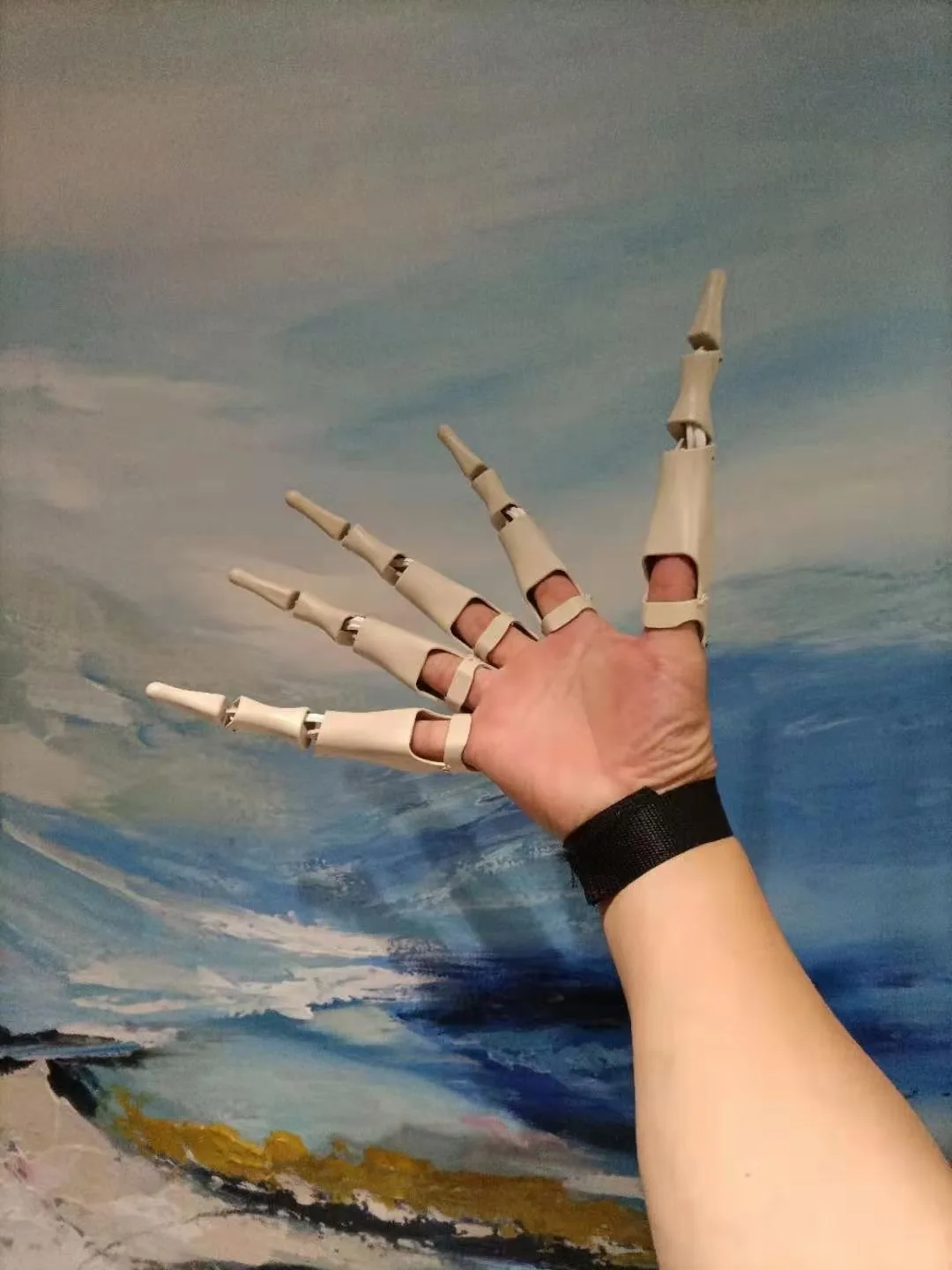 2pcs Halloween Party Finger Knuckle Outdoor Props Photography Props