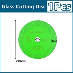 Diamond Vacuum Brazed Saw Blade for Tile, Ceramic, Metal, and Cast Iron Cutting (75mm - 10mm A)