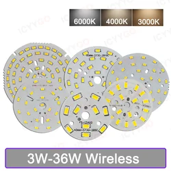 Versatile LED Light Source Round Panel for DIY Lighting Projects (Multiple Wattage Options) (Wireless)