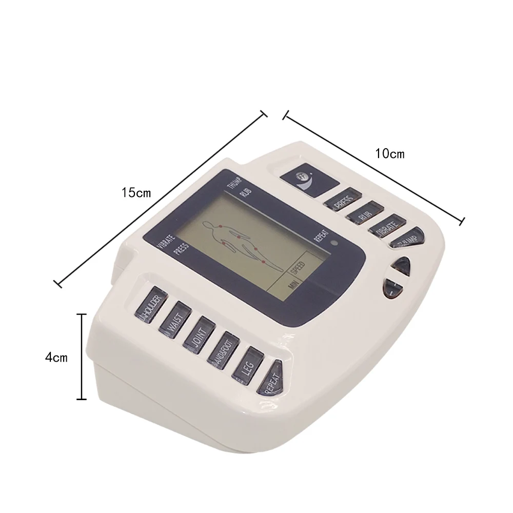  CCLOK TENS Unit Estimulador muscular recargable TENS Máquina para  terapia de alivio del dolor, masajeador electrónico de pulso con 8  almohadillas de electrodo, bolsa de almacenamiento, color negro : Salud y