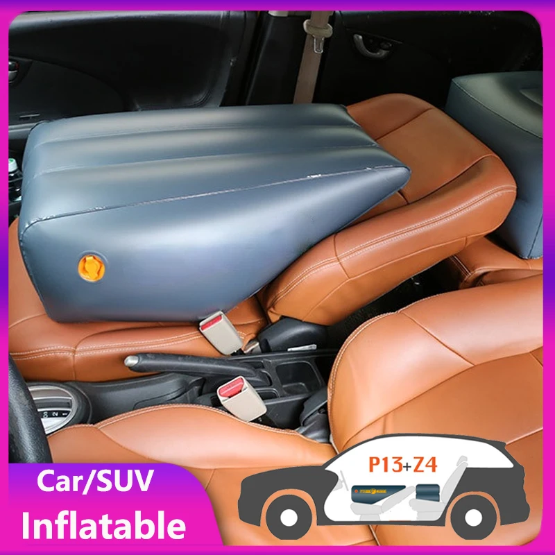 Inflatable Car Travel Bed Rear Seat Inflable Air Mattress Inflatable Back Seat Gap Pad Air Bed Cushion For Car Travel Camping